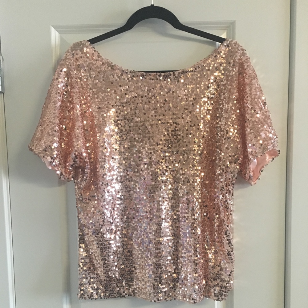 Blush Sequence Top